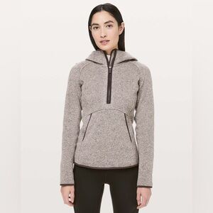 Lululemon Fleece & Thank You Pullover - Heathered Smoky Blush